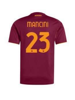 Billige AS Roma Gianluca Mancini #23 Hjemmedrakt 2025-26 Kortermet